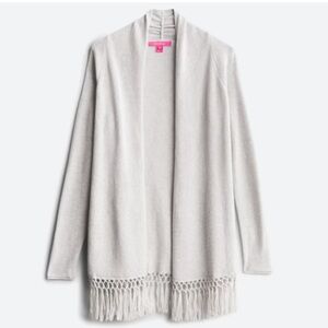 Lilly Pulitzer Tatum Long Fringe Hem Cardigan